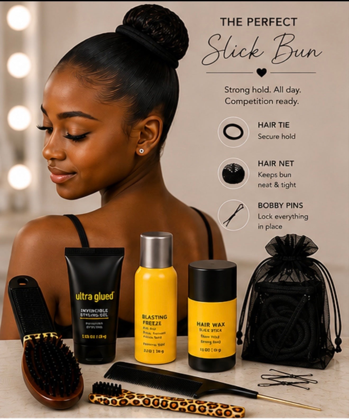 Elite Performance Hair Kit - Black